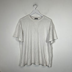 Dior White Oblique Terry T-Shirt Size M