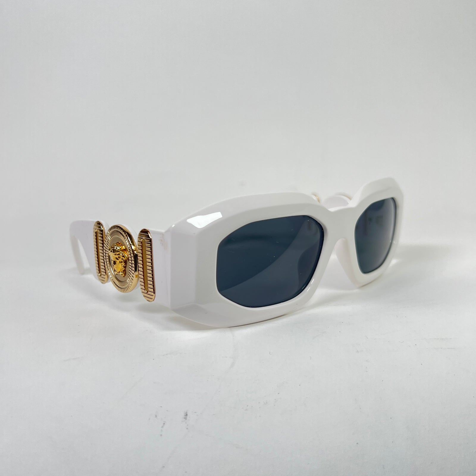 Versace White Medusa Biggie Sunglasses