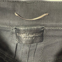 Saint Laurent Jeans Black Distressed D02 Size 27