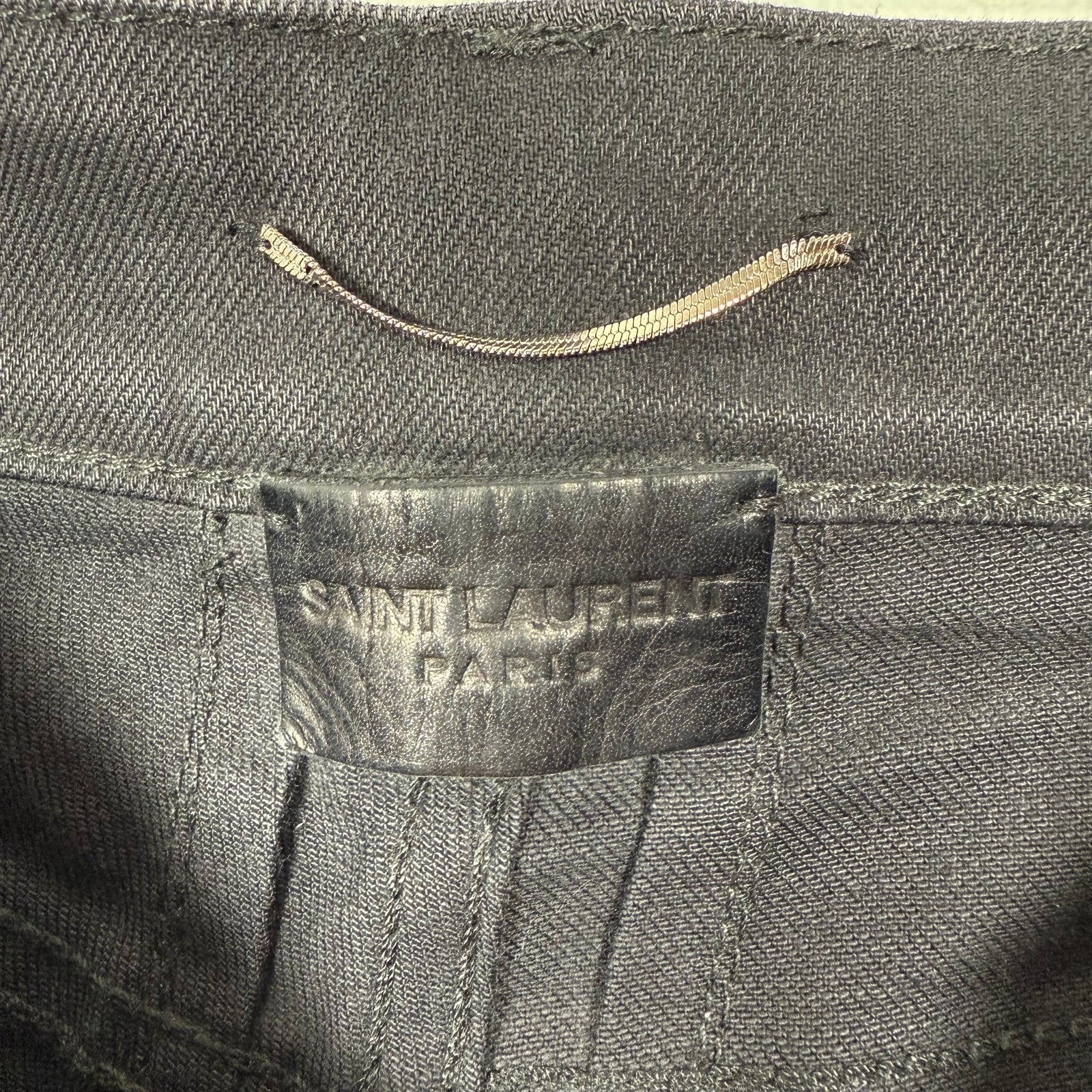 Saint Laurent Jeans Black Distressed D02 Size 27