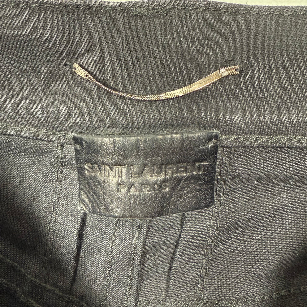 Saint Laurent Jeans Black Distressed D02 Size 27