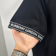 Burberry Sleeve Band Black T-Shirt Size M
