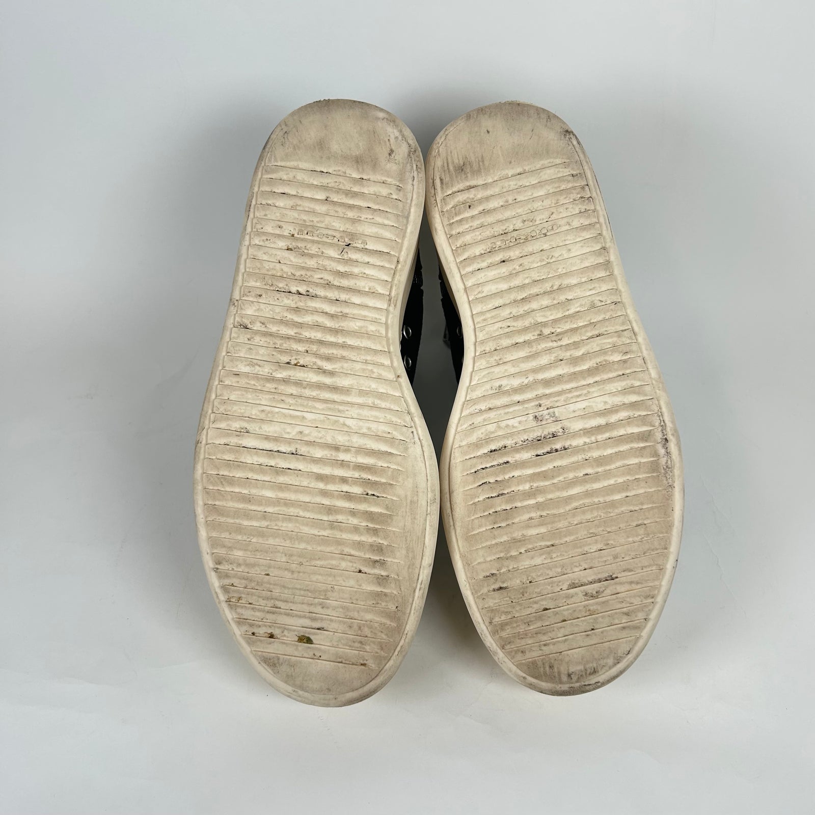 Rick Owens Drkshdw Black/MIlk Mega Bumper Ramones Size 44.5