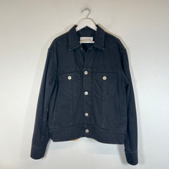 Lanvin Black Denim Jacket Size XL