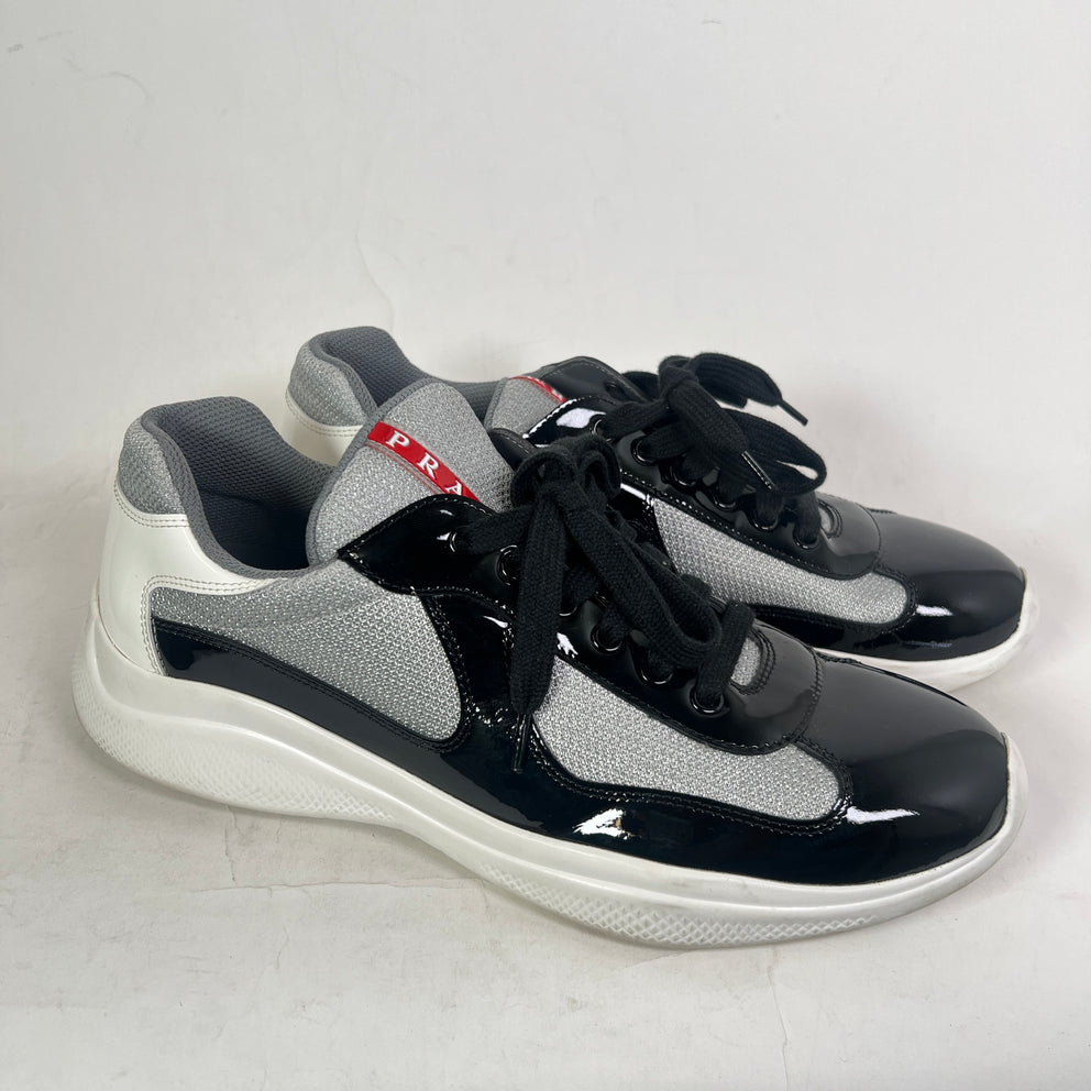 Prada Black Patent Leather America Cups
