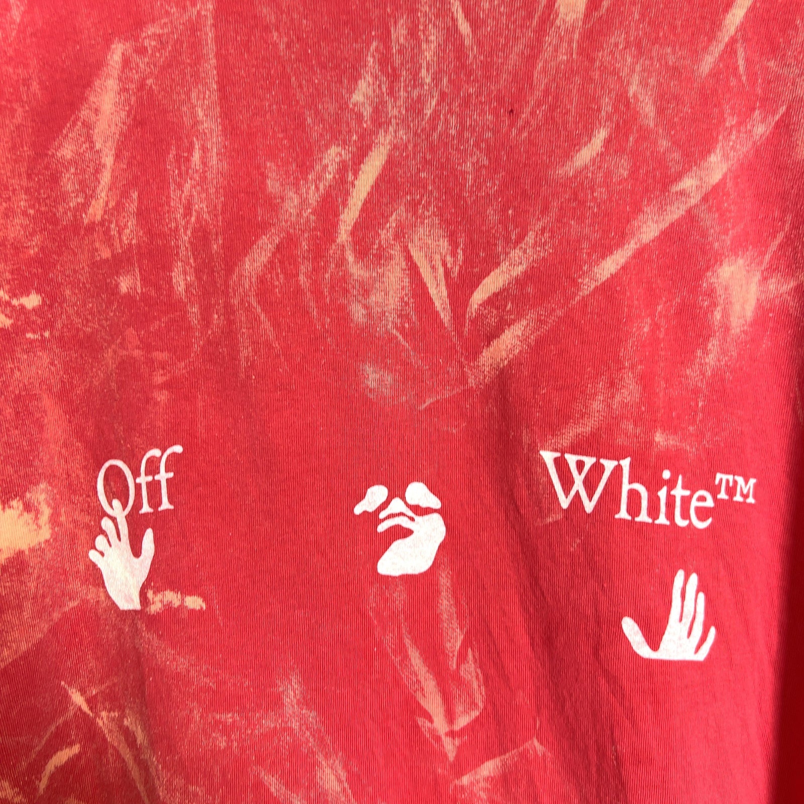 Off-White Vintage Bleach Logo T-Shirt