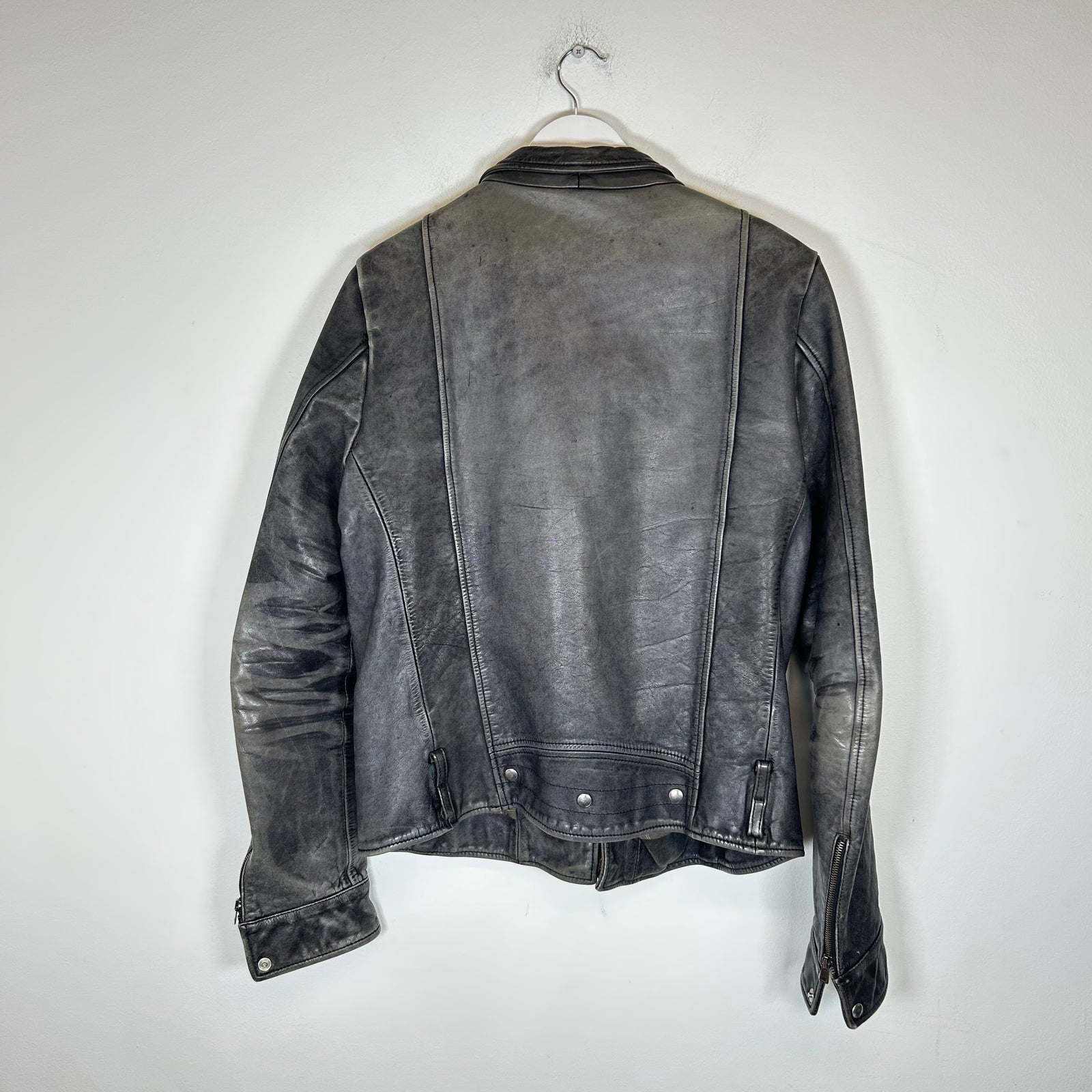 Golden Goose Leather Biker Jacket Size M
