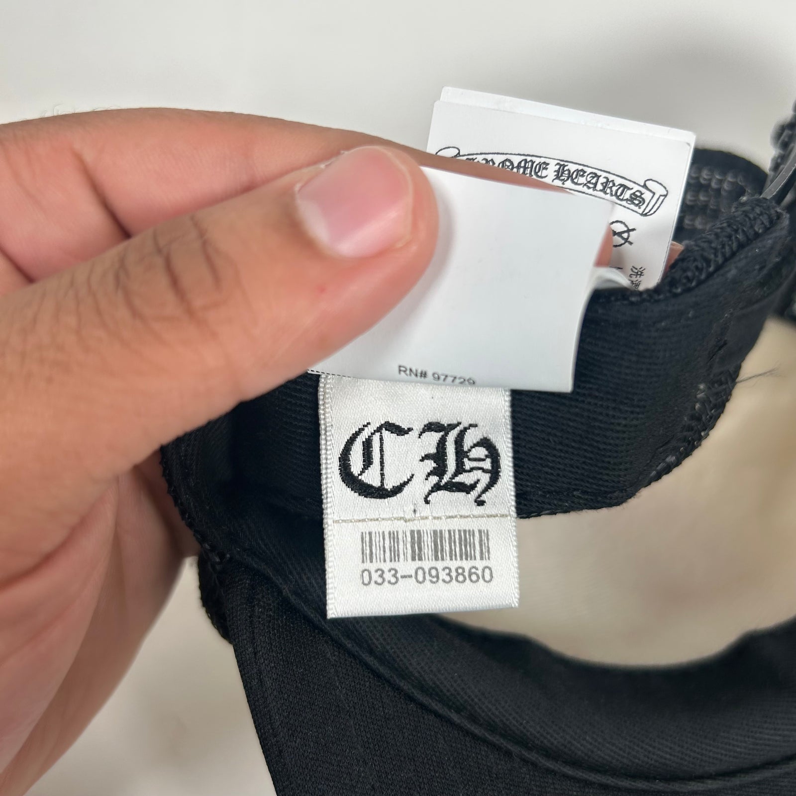 Chrome Hearts Red/White Eye Chart Hat