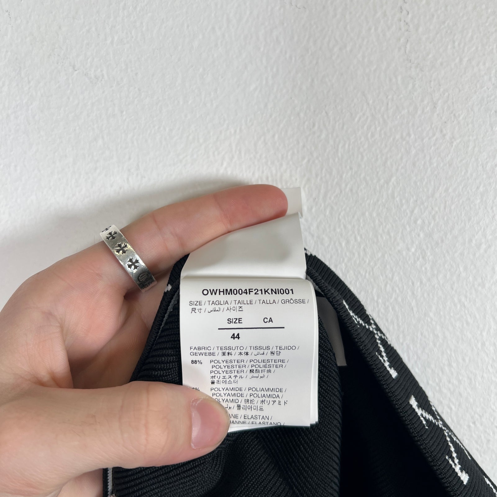 Off-White Black Biker Shorts Size M