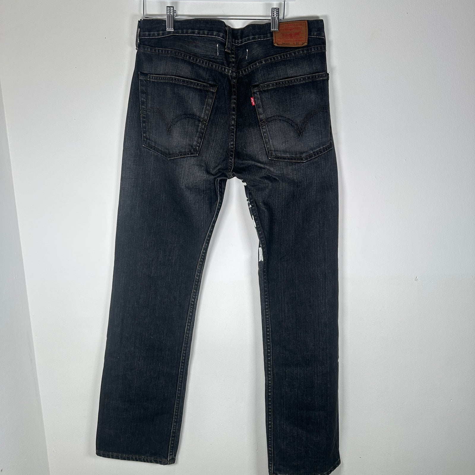 CDG x Junya Darkwash 10 Corso Como Painted Jeans Jeans Size 32