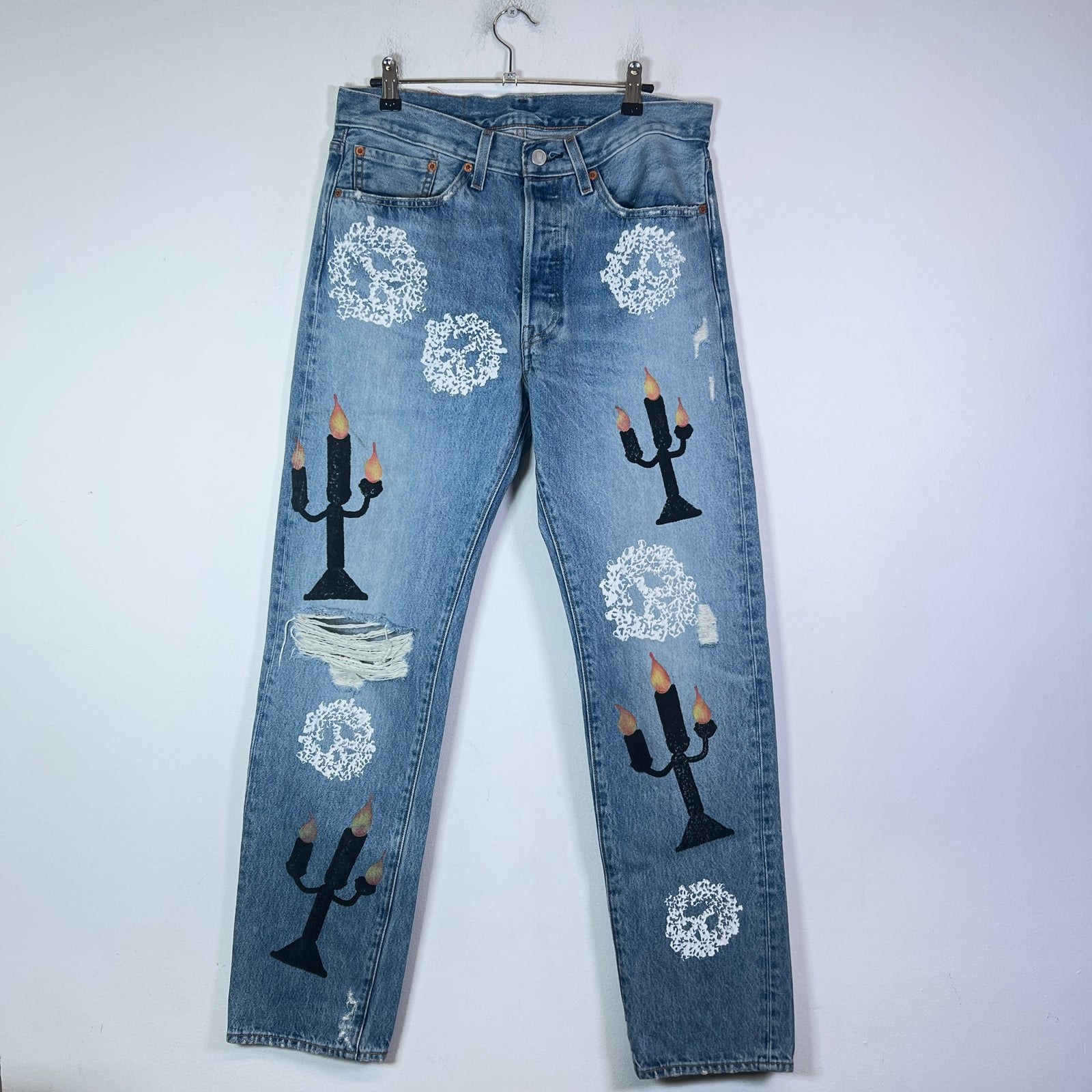 Denim Tears x Virgil Abloh 'Message in a Tear' Levis 501 Jeans