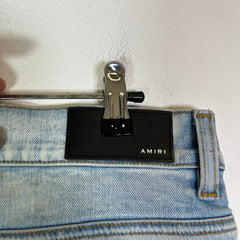 Amiri MX1 Light Indigo Camo Patch Jeans