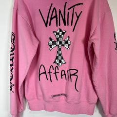 Chrome Hearts Matty Boy Pink Vanity Affair Hoodie Size L