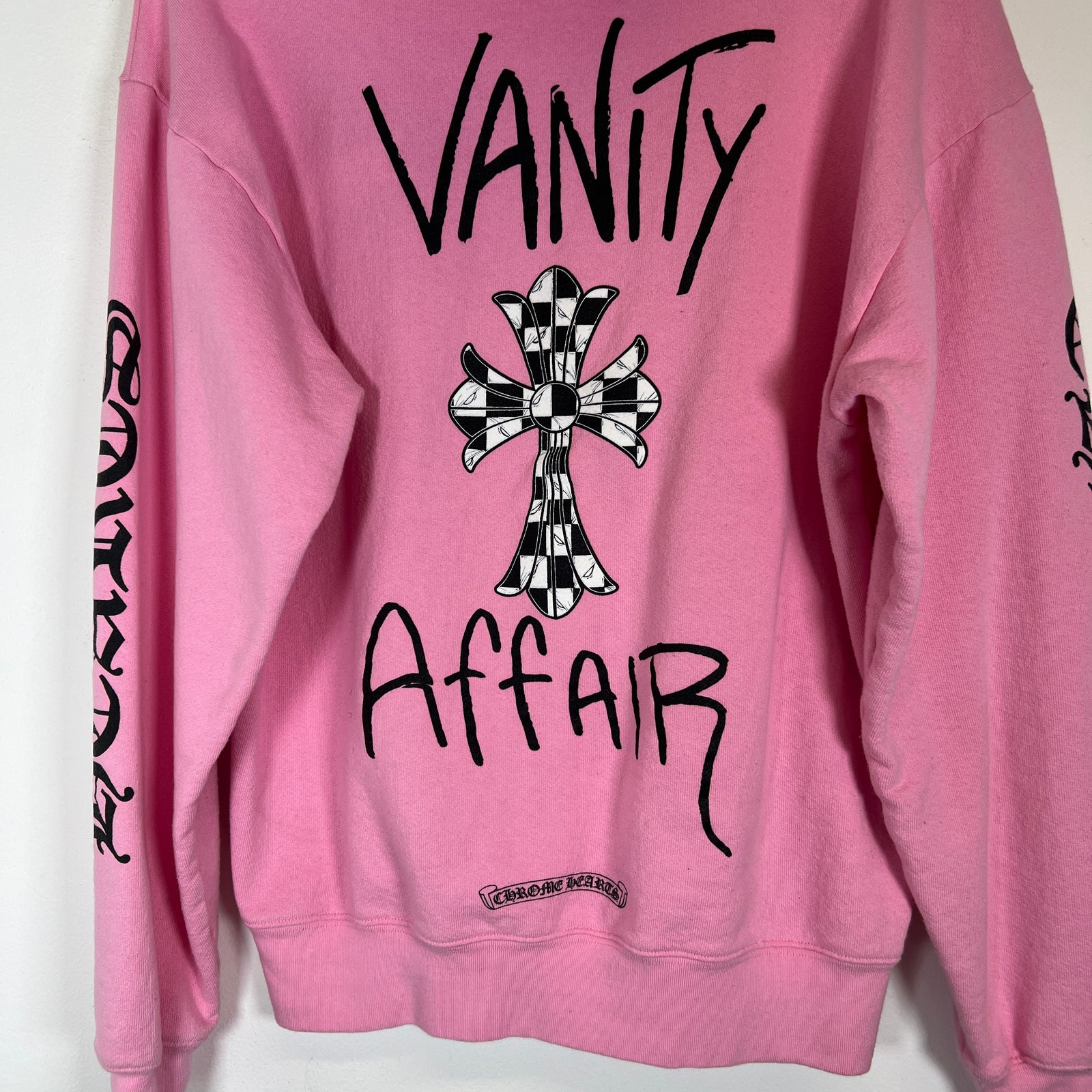 Chrome Hearts Matty Boy Pink Vanity Affair Hoodie Size L