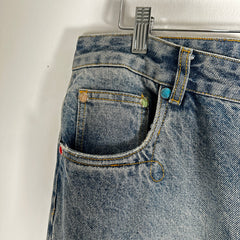 Fugazi Indigo Stoen Rivet Jeans Size L