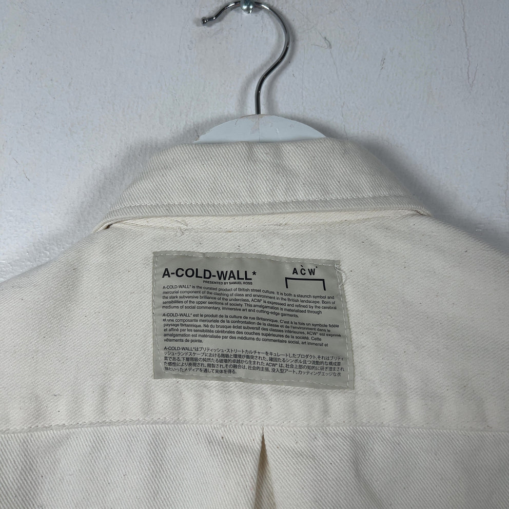 A-Cold-Wall Canvas Button-Up Shirt