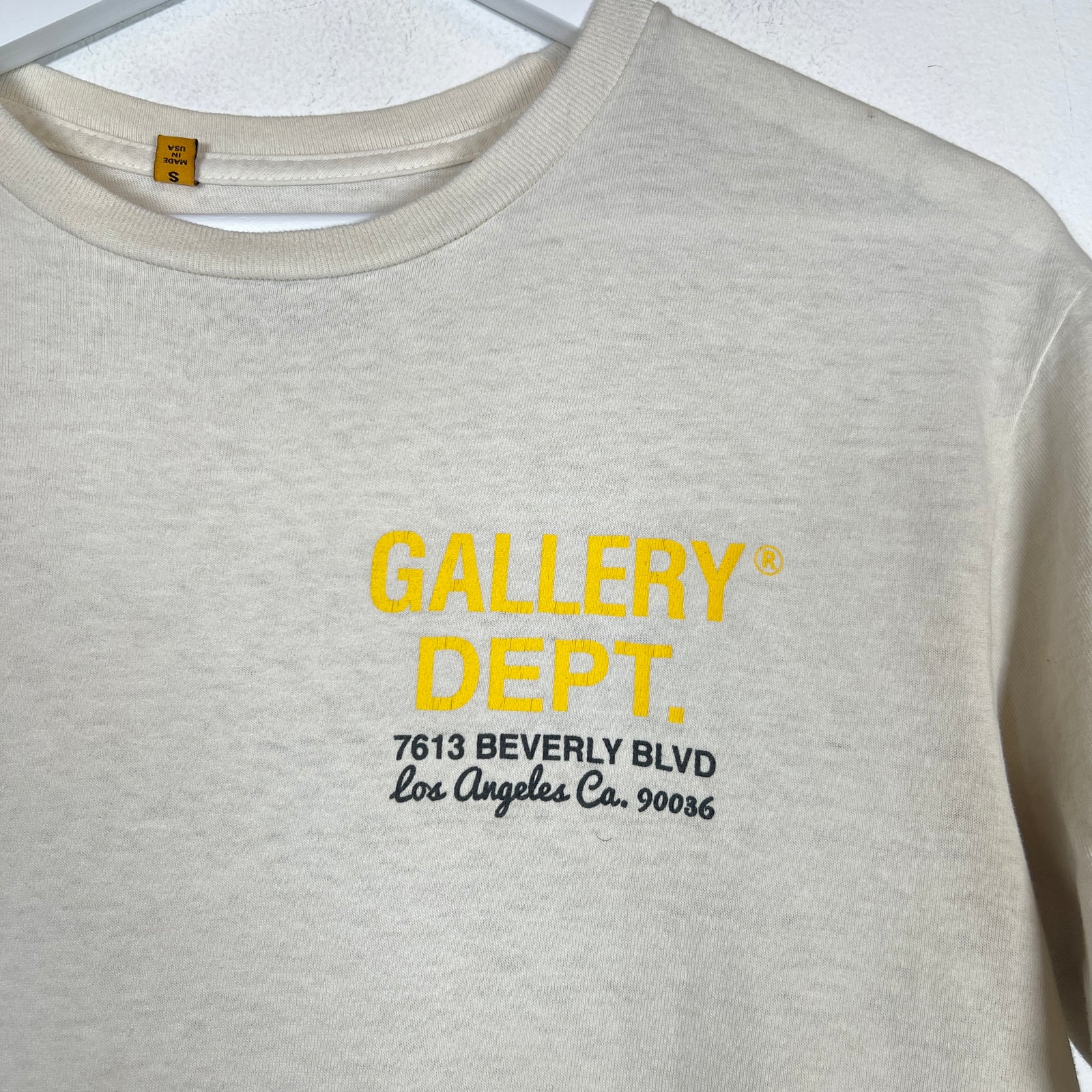 Gallery Dept Cream Drive Thru Tee Size S