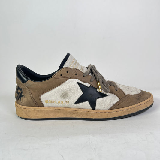 Golden Goose Nubuck Leather Ballstar Sneakers