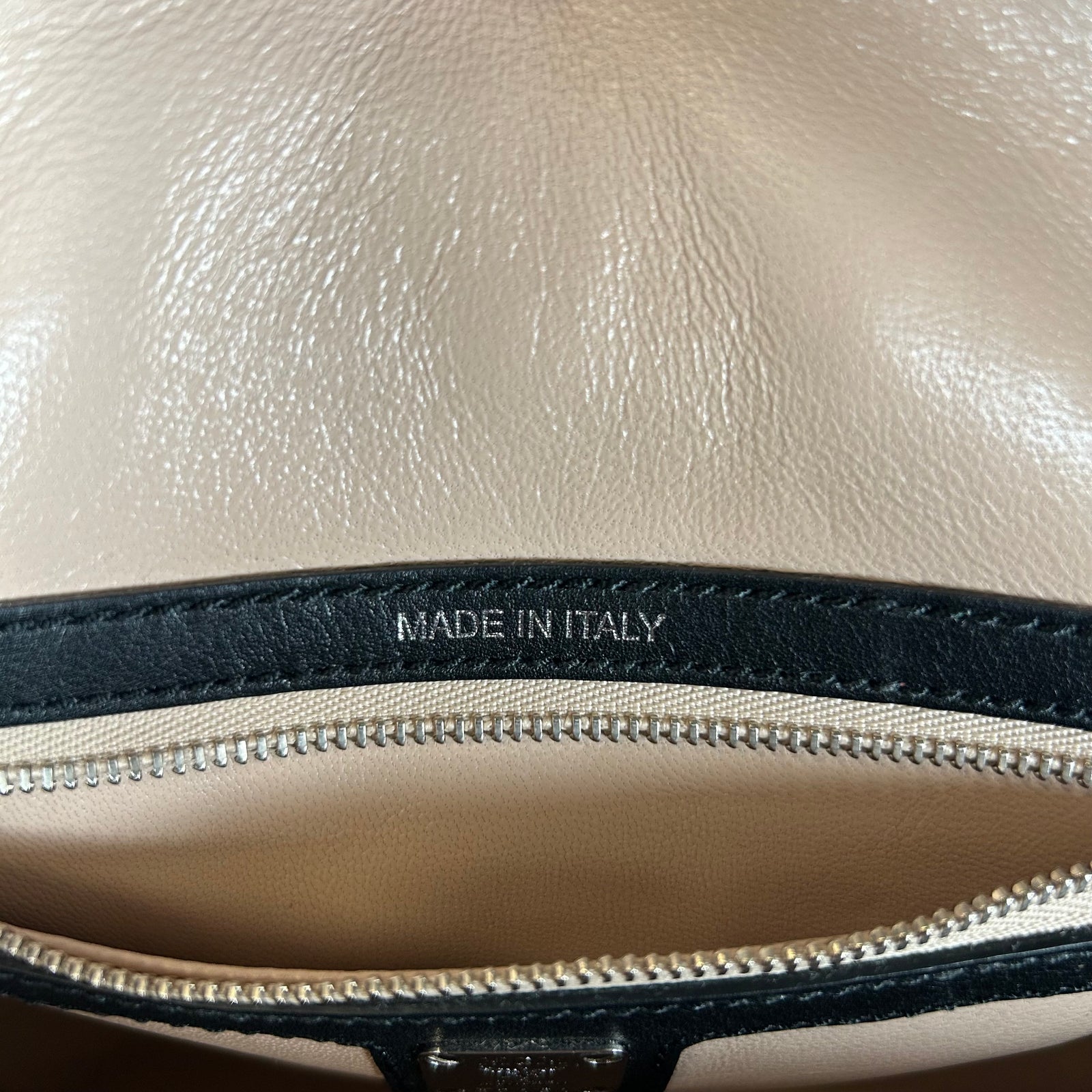 MCM Black Lamsbskin Leather Backpack