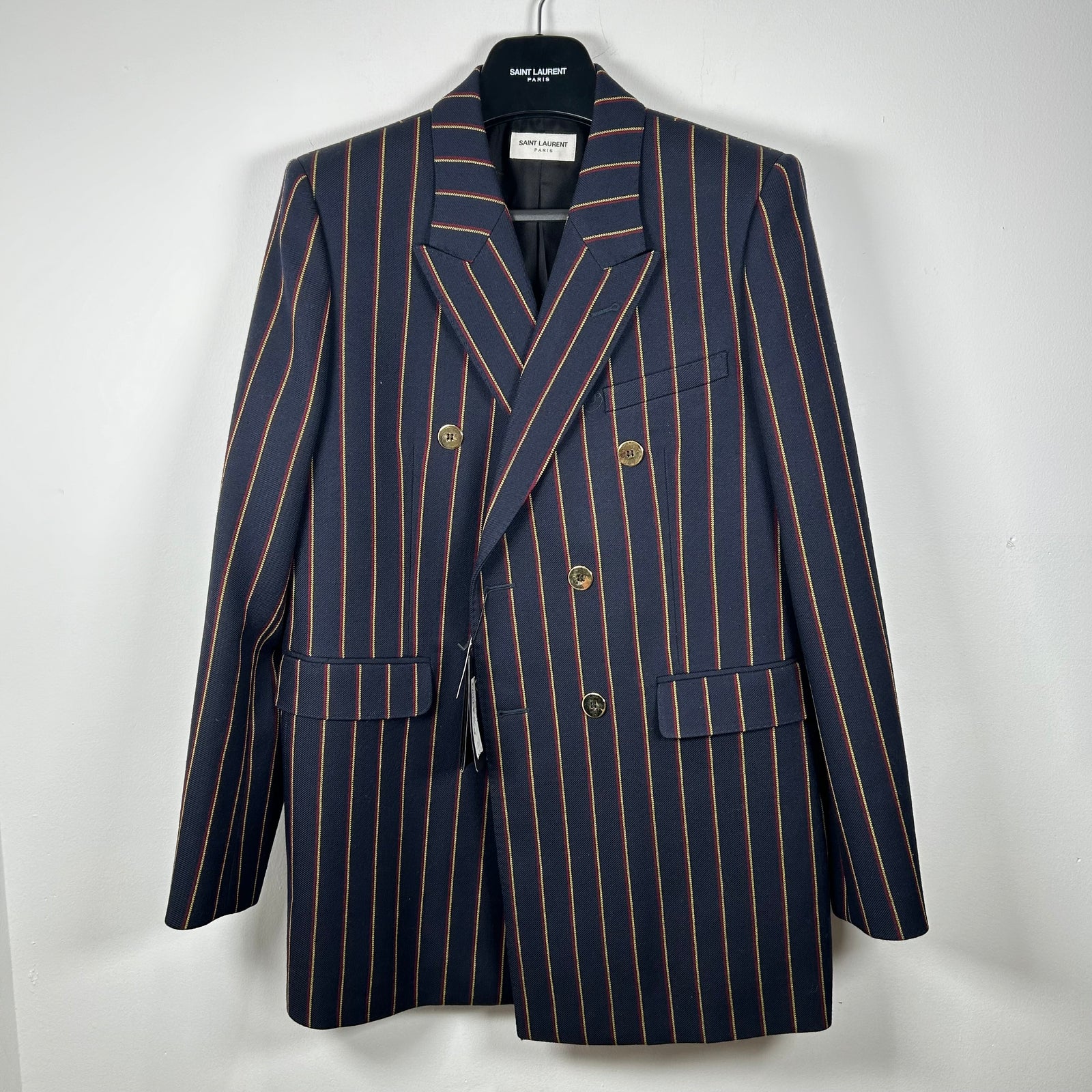 Saint Laurent Double Breasted Jacket Size 42