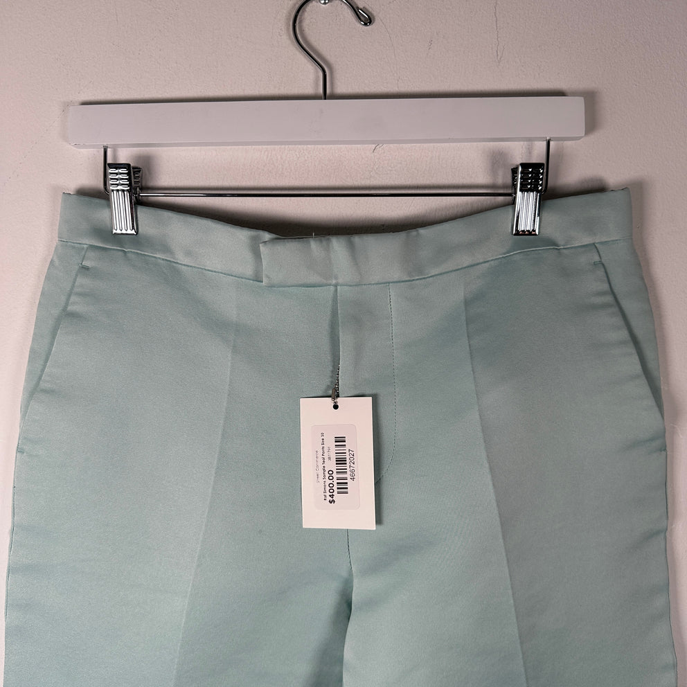 Raf Simons Sample Teal Pants Size 30