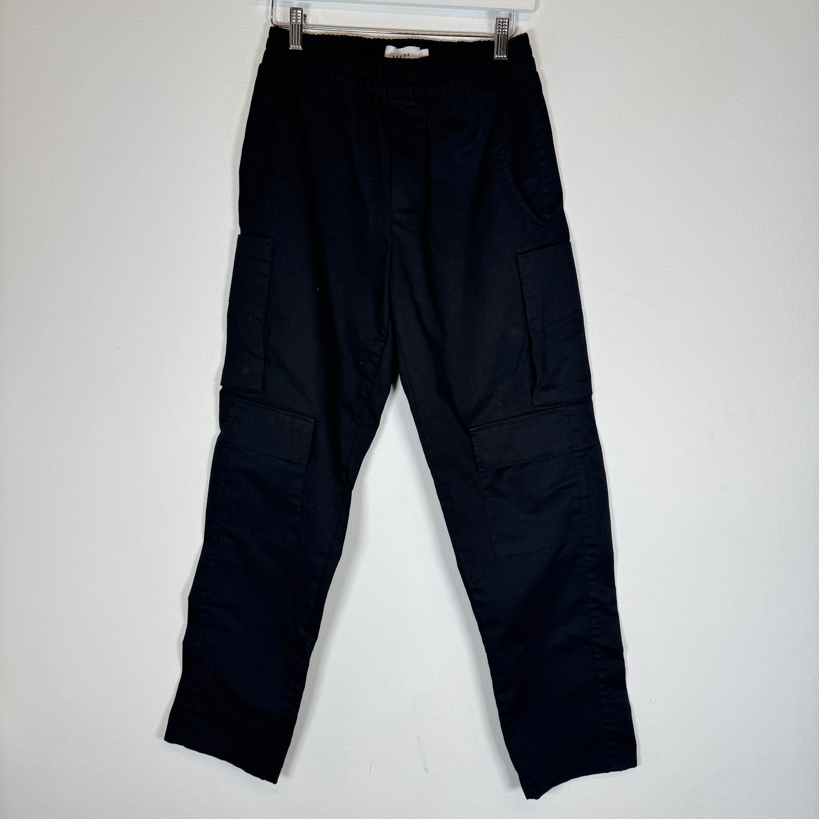 Rhude Black Canvas Cargo Pants Size S