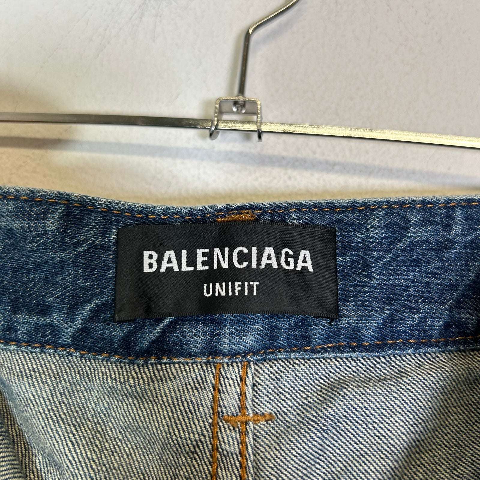 Balenciaga SS21 Hybrid Flannel Shirt Denim Jeans