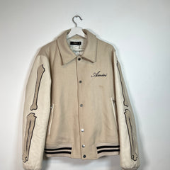 Amiri Bone Varsity Jacket Size L