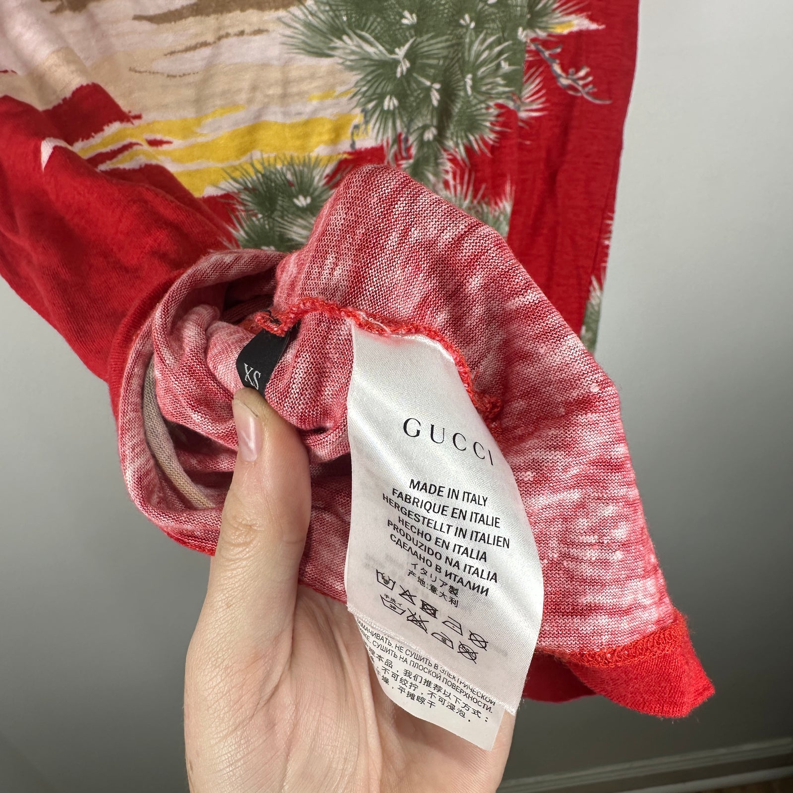Gucci Mount Fiji Eagle T-Shirt Size M