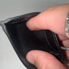 Burberry Black Sandon Check Card Holder