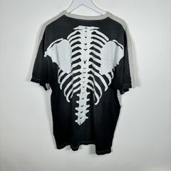 Kapital Kountry Black Skeleton Tee Size Free