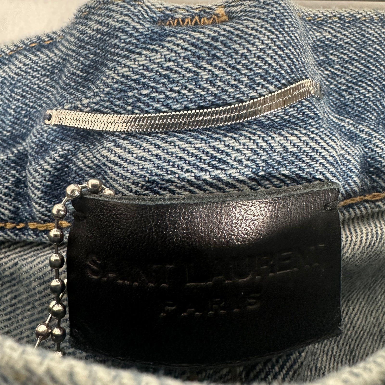 Saint Laurent Distressed Light Wash Jeans Size 30