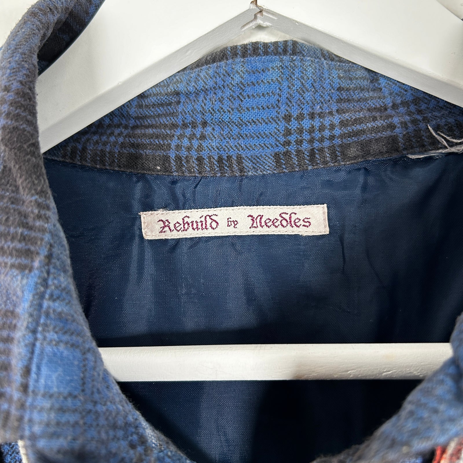 Needles Rebuild Blue Flannel Size XL