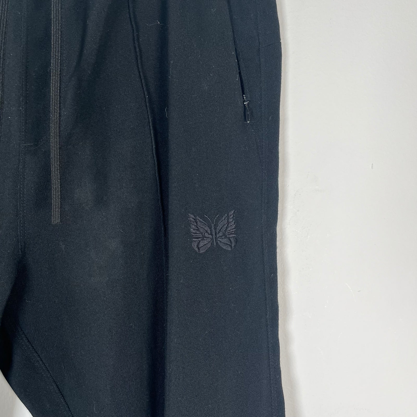 Needles Black Narrow Track Pants Size M