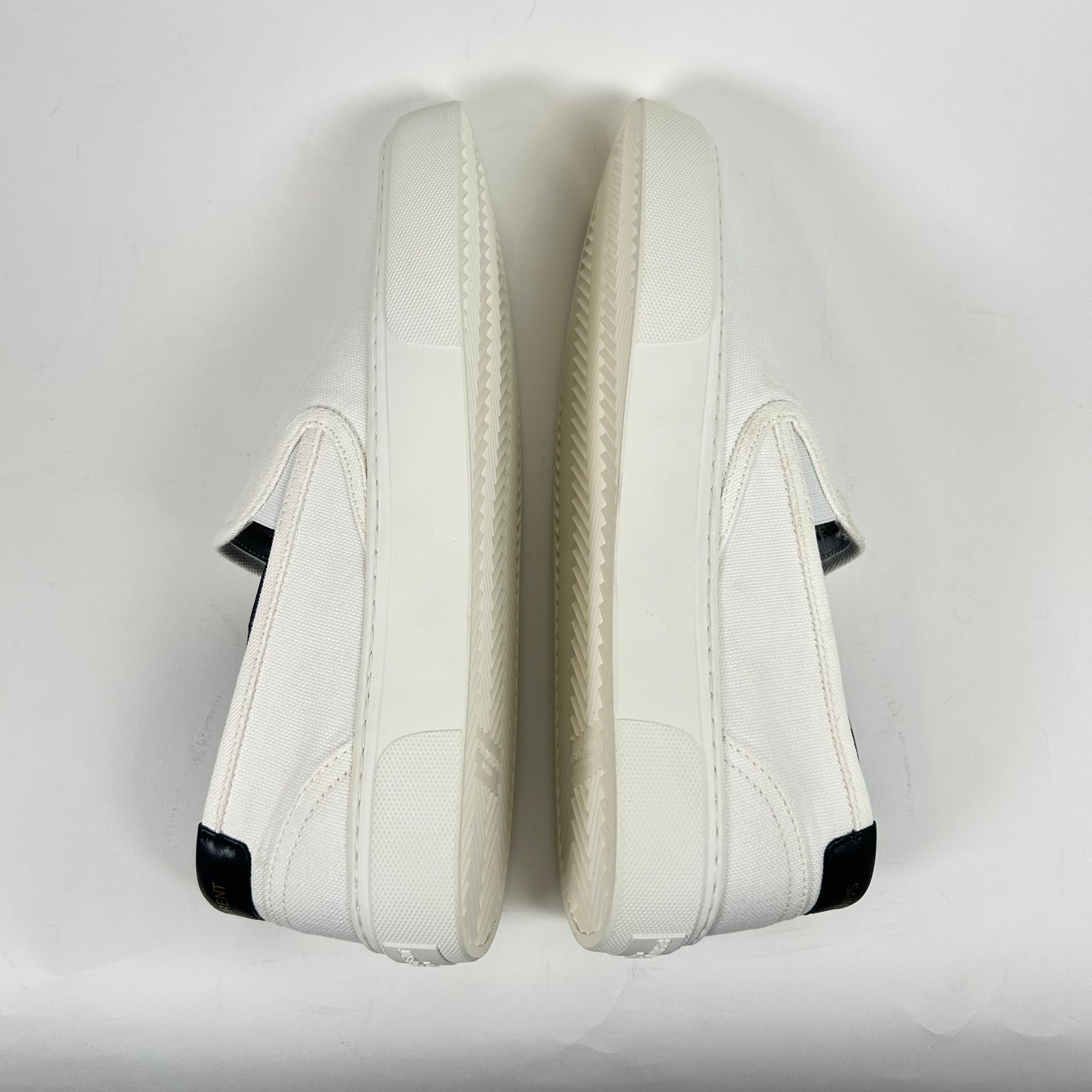 Saint Laurent White Slip-On Sneaker Size 9