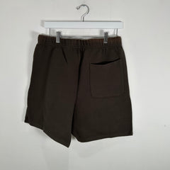 Essentials Brown Logo Sweat-Shorts Size S