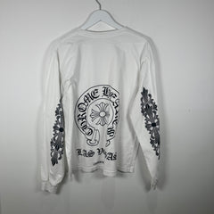 Chrome Hearts White Las Vegas Longsleeve T-Shirt Size L