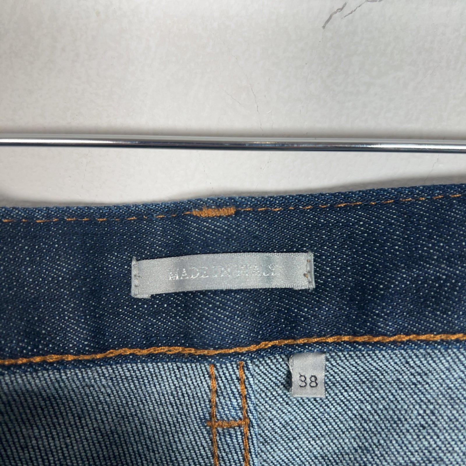 Dior Monogram Hem Raw Denim Jeans
