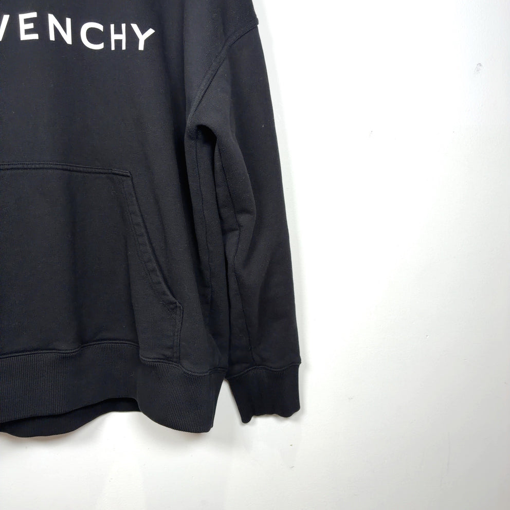 Givenchy Graphic Logo Pull-Over Hoodie