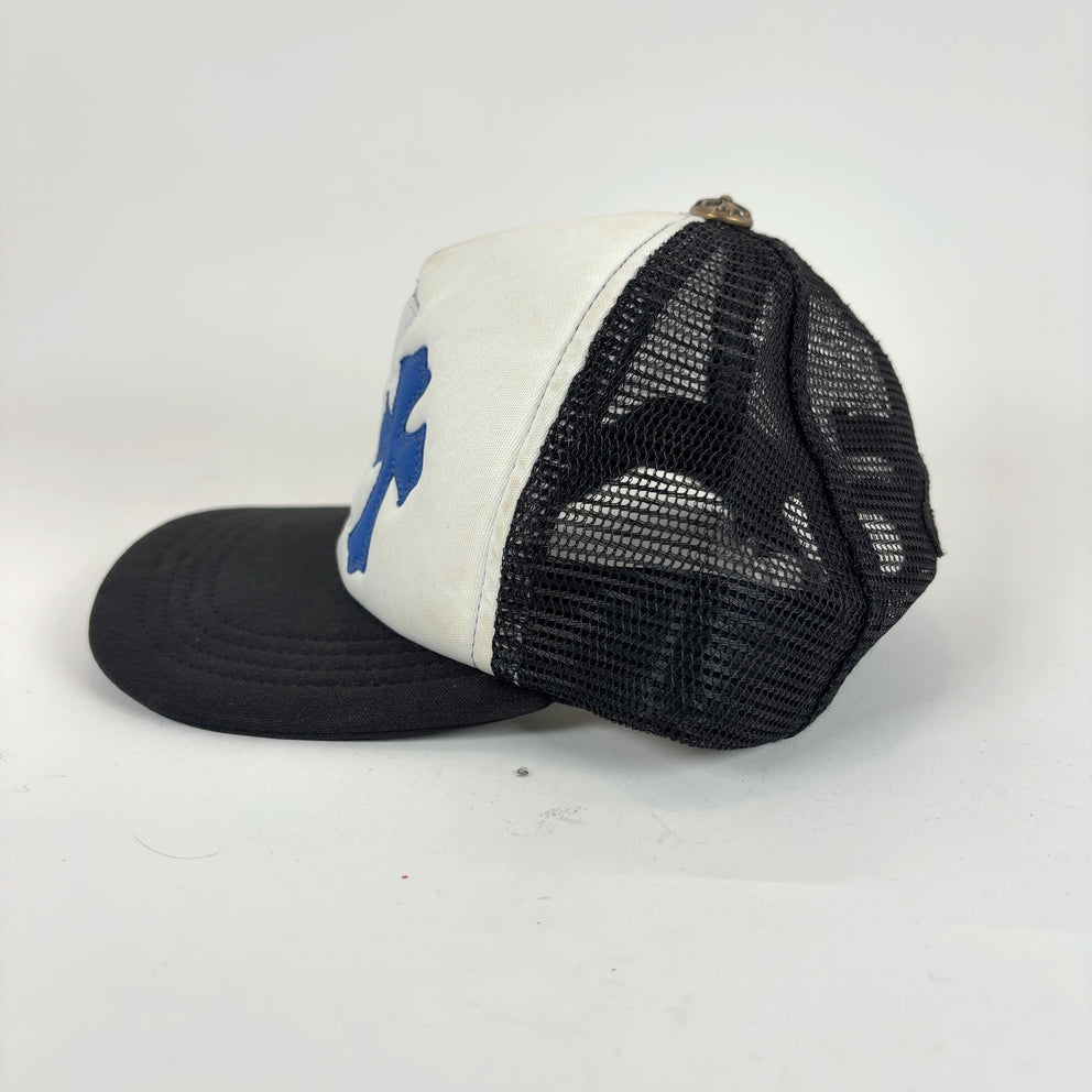 Chrome Hearts RWB Cemetary Cross Patch Trucker Hat