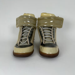 Maison Margiela Beige PVC Future High-Tops Size 43