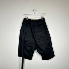 Rick Owens Drkshdw Black Bela Pod Shorts Size M