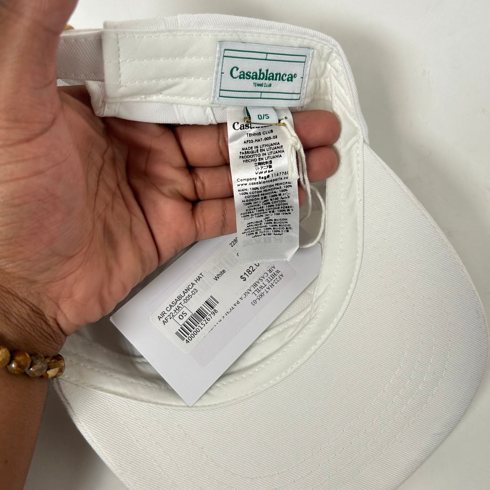 Casablanca White Air Hat
