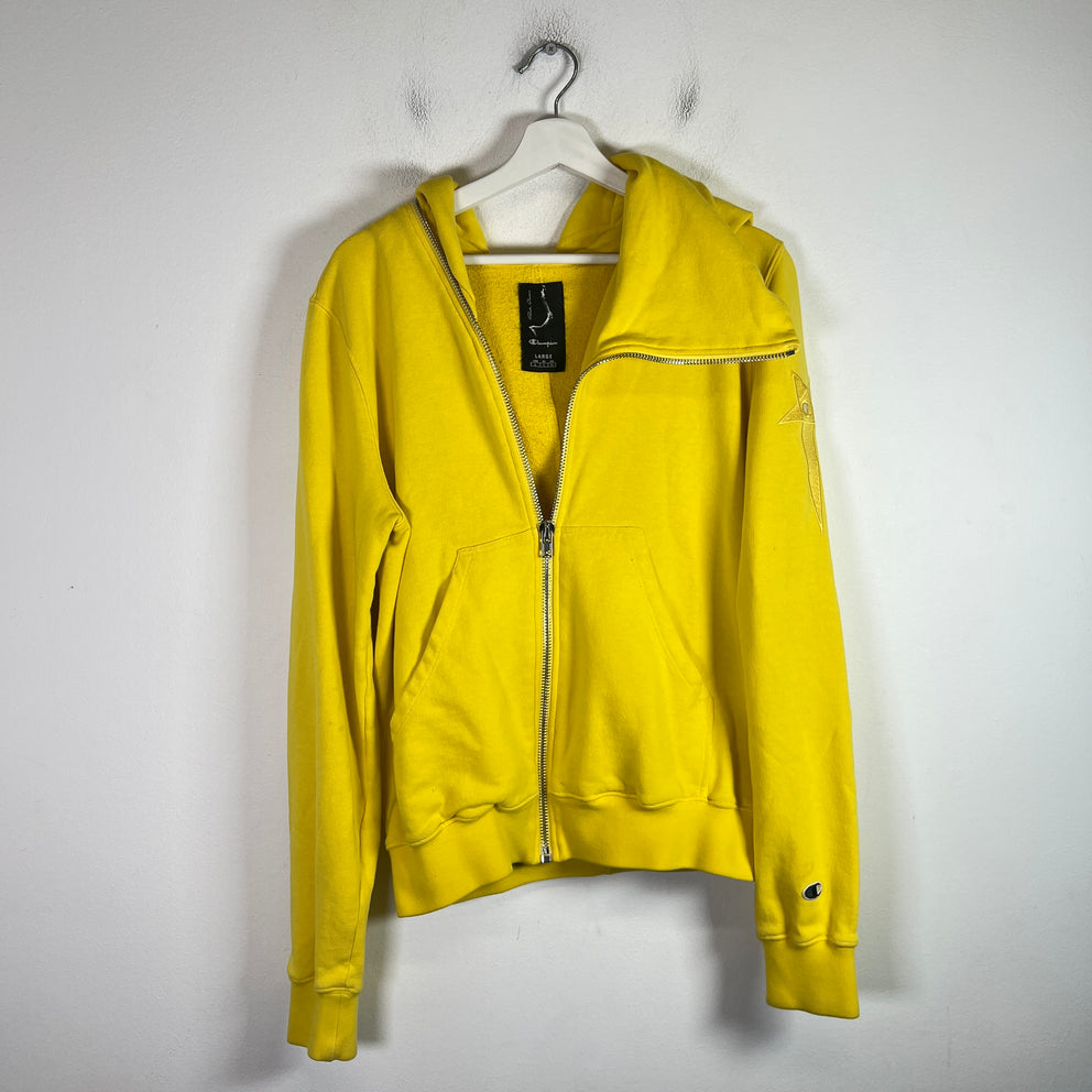 Rick Owens x Champion Lemon Mountain Zip-Up Hoodie
