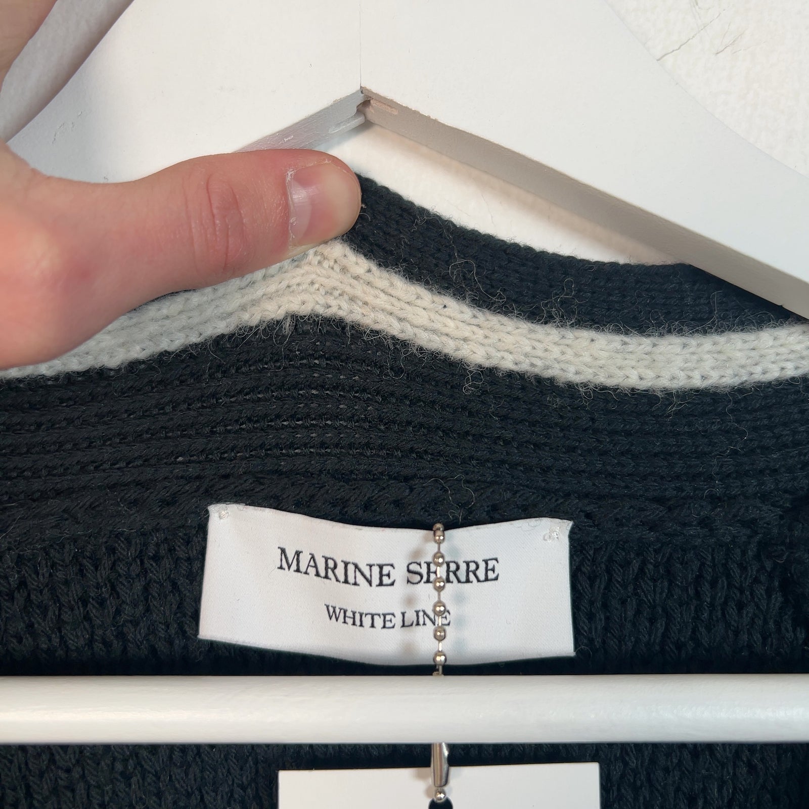 Marine Serre Argyle Knit Cardigan SizeM