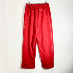 Balenciaga Red/White Soccer Baggy Sweatpants Size M