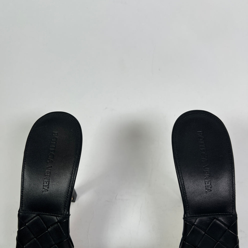Bottega Veneta Lido Intrecciato Leather Mules