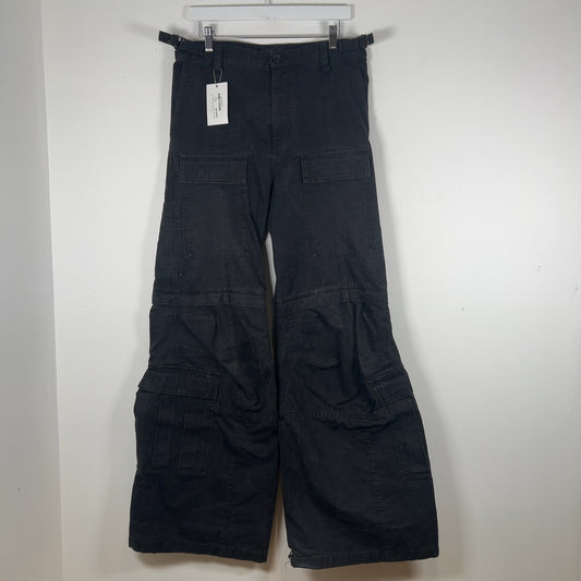 Balenciaga Flared Cargo Convertible Pants