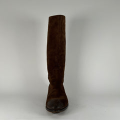 Prada Suede Tall Riding Boot Size 12