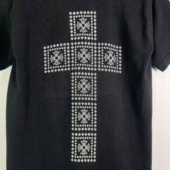 Chrome Hearts Black Vintage Plus Cross Pocket T-Shirt Size S